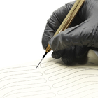 영원한 눈썹을 위한 황금 알루미늄 합금 Microblading 문신 펜