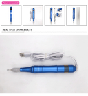 청색 Li - 기관총을 마이크로블딩 트래이닝 학교를 위한 배터리 문신 기계 펜